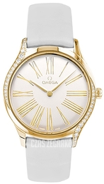 Omega De Ville Tresor Biały/Guma Ø36 mm 428.57.36.60.04.001