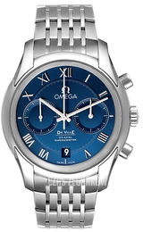 Omega De Ville Co-Axial Chronograph 42mm Niebieski/Stal Ø42 mm 431.10.42.51.03.001