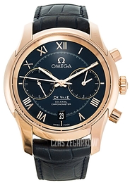 Omega De Ville Co-Axial Chronograph 42mm Niebieski/Skóra Ø42 mm 431.53.42.51.03.001