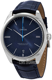 Omega De Ville Tresor Niebieski/Skóra Ø40 mm 432.13.40.21.03.001