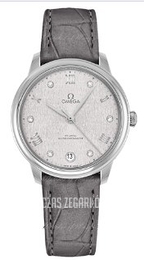 Omega De Ville Prestige Srebrny/Skóra Ø34 mm 434.13.34.20.52.001