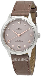 Omega De Ville Prestige Beżowy/Skóra Ø34 mm 434.13.34.20.52.002