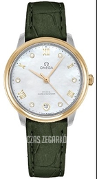 Omega De Ville Prestige Biały/Skóra Ø34 mm 434.23.34.20.55.002