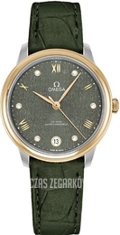 Omega De Ville Prestige Zielony/Skóra Ø34 mm 434.23.34.20.60.001