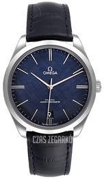 Omega De Ville Tresor Niebieski/Skóra Ø40 mm 435.13.40.21.03.001