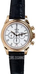 Omega De Ville Co-Axial Biały/Skóra Ø41 mm 4643.20.32