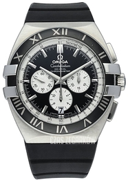Omega Constellation Double Eagle Chrono Czarny/Guma Ø41 mm 1819.51.91