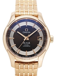 Omega De Ville Hour Vision Co-Axial 41mm Czarny/18 karatowe różowe złoto Ø41 mm 431.60.41.21.13.001