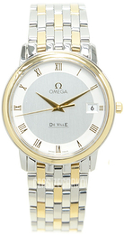 Omega De Ville Prestige Quartz Srebrny/18 karatowe żółte złoto Ø34 mm 4310.32.00