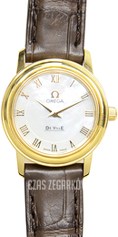 Omega De Ville Prestige Quartz Small Biały/Skóra Ø22 mm 4670.71.02