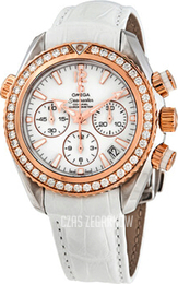 Omega Seamaster Planet Ocean Chrono Biały/Skóra Ø37.5 mm 222.28.38.50.04.001