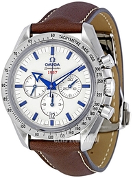 Omega Speedmaster Broad Arrow Srebrny/Skóra Ø42 mm 321.12.42.50.02.001