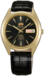 Orient 3 Star Czarny/Skóra Ø37 mm FAB0000GB9