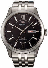 Orient 3 Star Czarny/Stal Ø43 mm FEM7P003B9