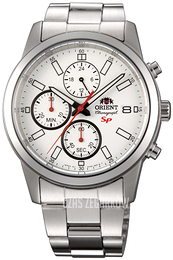 Orient Sp Biały/Stal Ø42 mm FKU00003W0