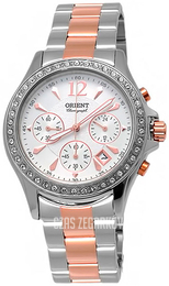 Orient Lady Srebrny/Stal w kolorze różowego złota Ø37 mm FTW00003W0
