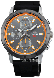 Orient Sporty Szary/Guma Ø43 mm FUY03005A0