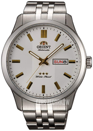 Orient 3 Star Biały/Stal Ø43 mm RA-AB0014S19B