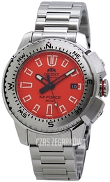 Orient M-Force Czerwony/Stal Ø47.3 mm RA-AC0N02Y10B