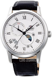 Orient Sun And Moon Biały/Skóra Ø42.5 mm RA-AK0008S
