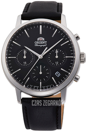 Orient Contemporary Czarny/Skóra Ø40 mm RA-KV0303B10B