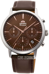 Orient Contemporary Brązowy/Skóra Ø40 mm RA-KV0304Y10B