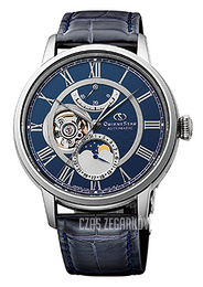 Orient Star Star Niebieski/Skóra Ø41 mm RE-AM0002L