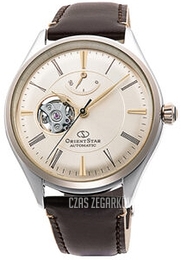 Orient Classic Semi Skeleton VALUE_UNKOWN Biały/Skóra Ø40.4 mm RE-AT0201G