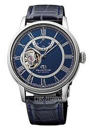 Orient Star Star Niebieski/Skóra Ø40 mm RE-HH0002L0