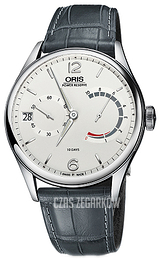 Oris Culture Srebrny/Skóra Ø43 mm 01 111 7700 4031-Set 1 23 71FC