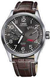 Oris Aviation Szary/Skóra Ø44 mm 01 111 7711 4163-Set1 22 72FCS