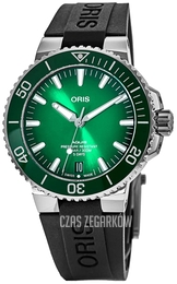Oris Aquis Zielony/Guma Ø43.5 mm 01 400 7763 4157-07 4 24 74EB