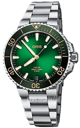 Oris Aquis Zielony/Stal Ø41.5 mm 01 400 7769 4127-07 8 22 09PEB