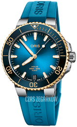 Oris Aquis Niebieski/Guma Ø41.5 mm 01 400 7769 6355-07 4 22 75FC