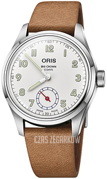 Oris Big Crown Biały/Skóra Ø40 mm 01 401 7781 4081-SET