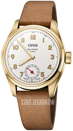 Oris Big Crown Biały/Skóra Ø38 mm 01 401 7782 6081-SET