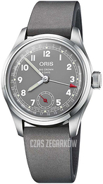 Oris Big Crown Szary/Skóra Ø38 mm 01 403 7776 4083-Set