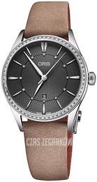 Oris Culture Czarny/Skóra Ø33 mm 01 561 7724 4953-07 5 17 33FC