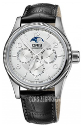 Oris Aviation Srebrny/Skóra Ø40 mm 01 582 7678 4061-07 5 20 76FC