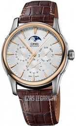 Oris Oris Culture Srebrny/Skóra Ø40.5 mm 01 582 7689 6351-07 1 21 73FC
