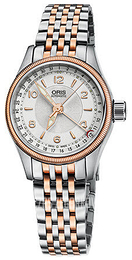 Oris Aviation Srebrny/Stal w kolorze różowego złota Ø29 mm 01 594 7680 4331-07 8 14 32