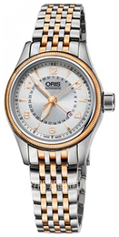 Oris Aviation Srebrny/Stal w kolorze różowego złota Ø29 mm 01 594 7680 4361-07 8 14 32