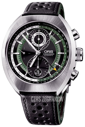 Oris Motor Sport Czarny/Skóra Ø42.5 mm 01 677 7619 4154-Set