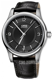 Oris Culture Czarny/Skóra Ø37 mm 01 733 7578 4034-07 5 18 11