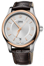 Oris Culture Srebrny/Skóra Ø37 mm 01 733 7578 4331-07 5 18 10