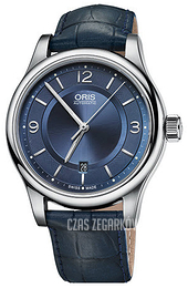 Oris Culture Niebieski/Skóra Ø42 mm 01 733 7594 4035-07 5 20 85