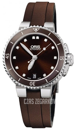 Oris Divers Brązowy/Guma Ø36 mm 01 733 7652 4192-07 5 18 12FC