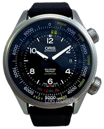 Oris Aviation Czarny/Tkanina Ø47 mm 01 733 7705 4134-Set 5 23 15FC
