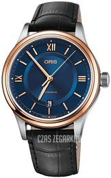 Oris Culture Niebieski/Skóra Ø42 mm 01 733 7719 4375-07 5 20 35