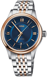 Oris Culture Niebieski/Stal w kolorze różowego złota Ø42 mm 01 733 7719 4375-07 8 20 12